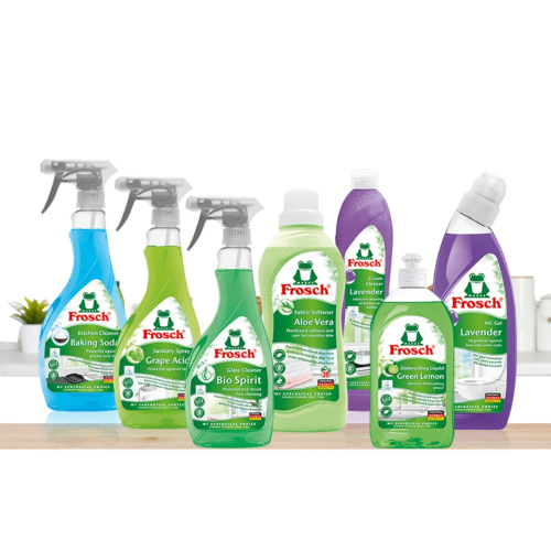 Quà Tặng Frosch đơn từ 1,990,000₫: Nước rửa chén, xịt tẩy đa năng, vệ sinh phòng tắm & kính, tẩy dầu mỡ, tẩy bồn cầu